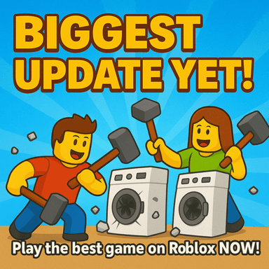 DESTROY  WASHING MACHINE (BIGGEST UPDATE YET!)⭐ icon