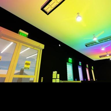 ceiling fans, lights, & doors icon