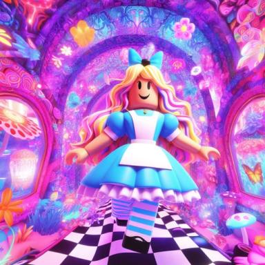 Thumbnail for Escape Wonderland Obby Game