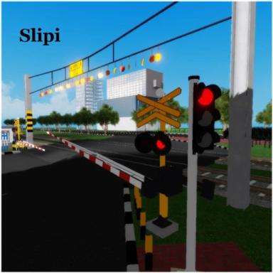 indonesia railroad crossing icon