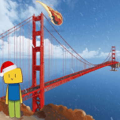 Thumbnail for Destroy Golden gate Bridge. Halloween update! Game