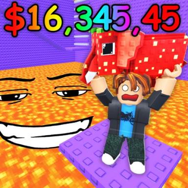 Thumbnail for Climb LAVA Tower for Brainrots! Game