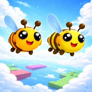 Thumbnail for BEE TEAM [2 Player Obby] 🐝 Game