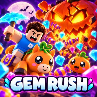 Thumbnail for [🎃 + MOUNTS] Gem Rush 💎 Game