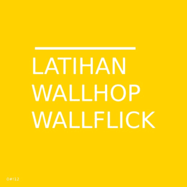Latihan wallhop wallflick icon