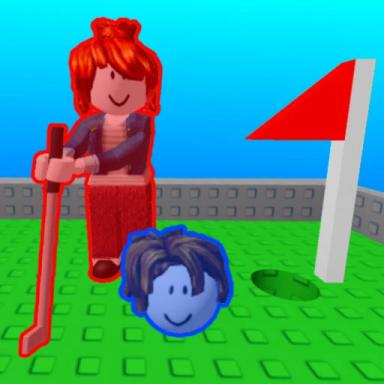 Thumbnail for 2 Player Golf Obby Game