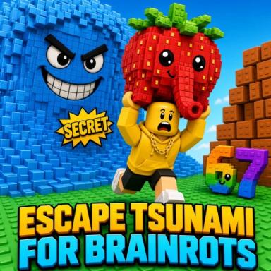 Thumbnail for [🌊] Escape Tsunami For Brainrots! Game