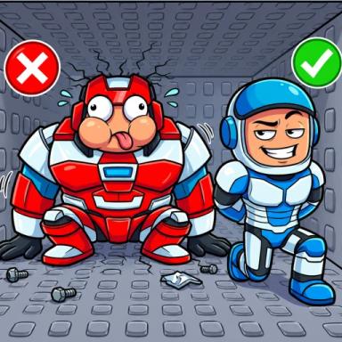 Thumbnail for Human And Robot [2 Player Obby] Game