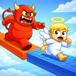 Angel and Devil [2 Player Obby]   icon