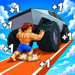 Thumbnail for +1 Muscle to Push Cars Game