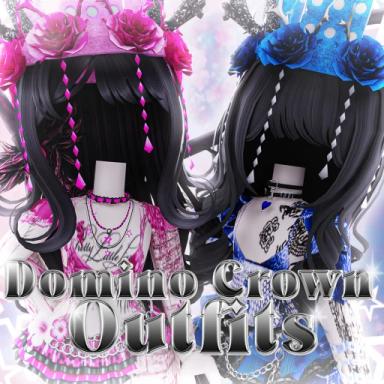 [NEW] Domino Crown Outfits ♡ icon