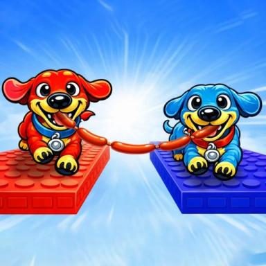 Thumbnail for Hot Dogs  [2 Player Obby] Game