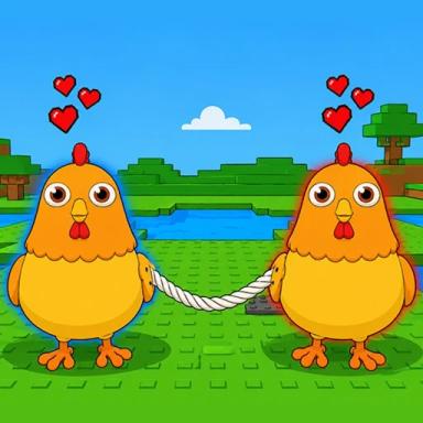 Thumbnail for Chickens 🐔 [2 Player Obby] Game