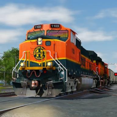Thumbnail for work at a pizza place but with trains Game