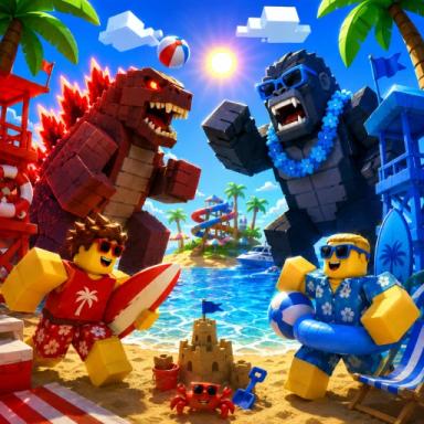 Thumbnail for Godzilla Vs Kong Arena 🏖️SUMMER UPDATE🏖️ Game