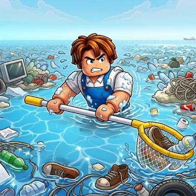 Thumbnail for [NETS] [🌊] Clean The Sea! Game