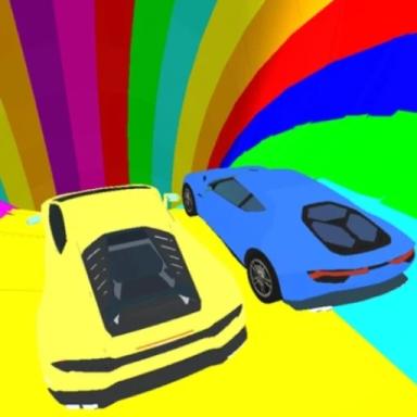 Thumbnail for 🌈 Slide Down A Rainbow Slide Obby! 🌈 Game