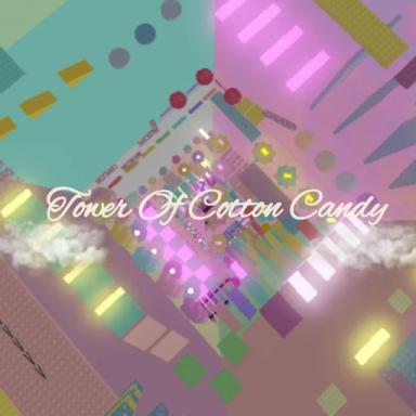 Tower of cotton candy icon
