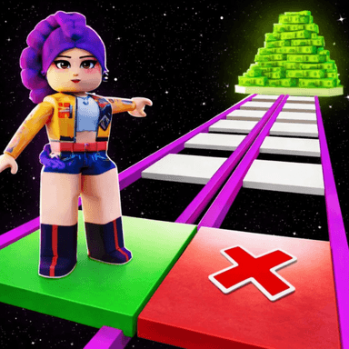 Thumbnail for 🎶 KPop Demon Hunters Glass Bridge Game