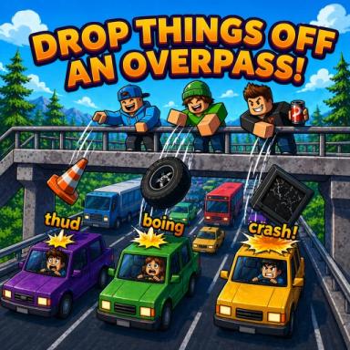 Drop Things Off An Overpass icon