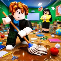 Thumbnail for Clean the School! Game
