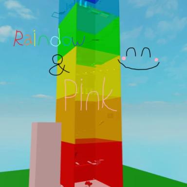 rainbow tower&pink tower icon