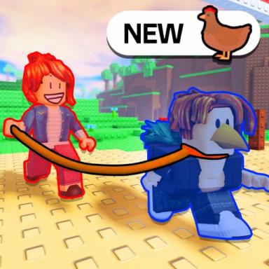 Thumbnail for Chicken Walk 🐔 [2 Player Obby] Game
