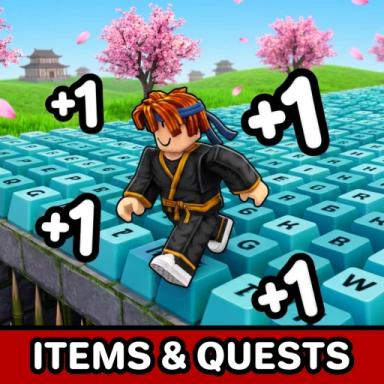 Thumbnail for [👟X123🏆X3] 🥷 +1 Speed Ninja Keyboard Escape Game