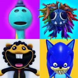 🤩NEW Find The Rainbow poppy Play Morphs Backrooms icon
