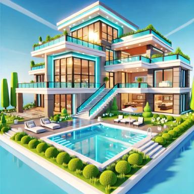 Luxury House Tycoon 🌴 icon