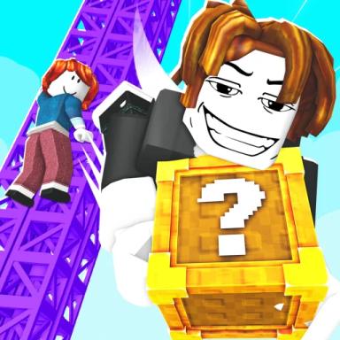 Climb and Fall on a Lucky Block icon