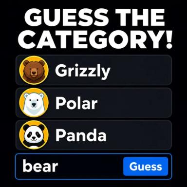 Thumbnail for 💡 Eureka: Guess the Category! 🤔 Game