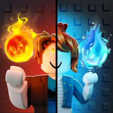 Thumbnail for Fire & Water Tower [2 Player Obby] Game