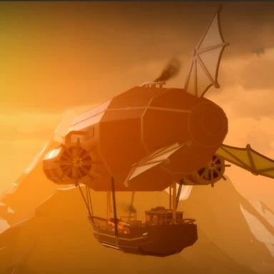 Steampunk blimp [showcase] icon