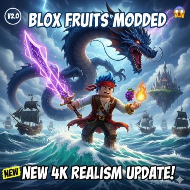Thumbnail for Blox Fruits Modded - FREE DRAGON by m1ster Game