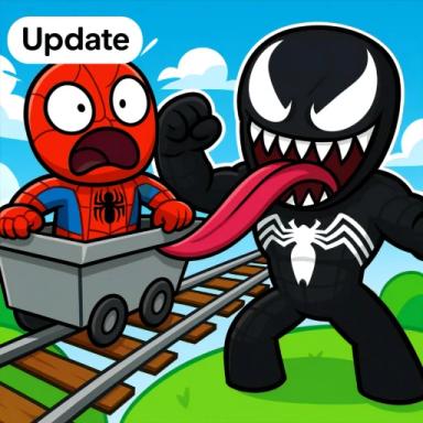 Thumbnail for [🕷️NEW🕸️] Cart ride into Venom Spiderman Game