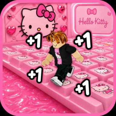 Thumbnail for +1 Speed Escape Keyboard Hello kitty Obby Game
