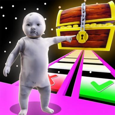 Thumbnail for AI Baby Glass Bridge Game