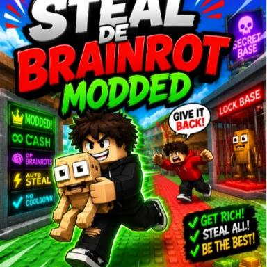 Thumbnail for [🆓ADMIN] Stealing De Brainrotting modded Game