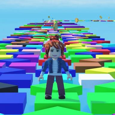 Thumbnail for Color Block Obby Game
