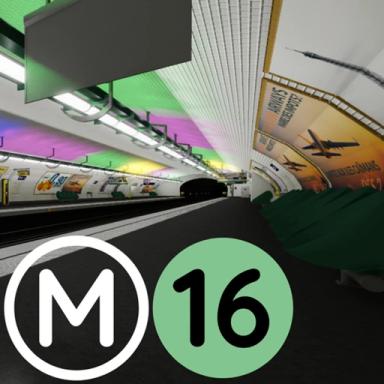 Métro de Paris | Line 16 (READ DESC) icon