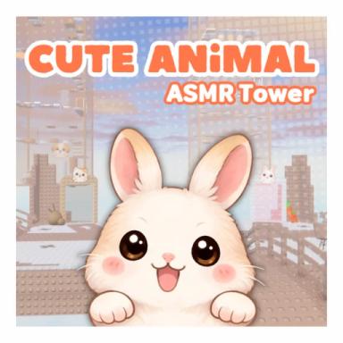 Thumbnail for Cute Animal ASMR Tower 🐱 Game
