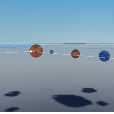 Solar system history (RE BACK) icon