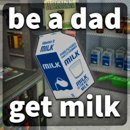 be a dad and get milk simulator icon