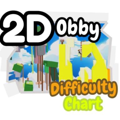 Thumbnail for 2d Obby [Difficulty Chart] Game
