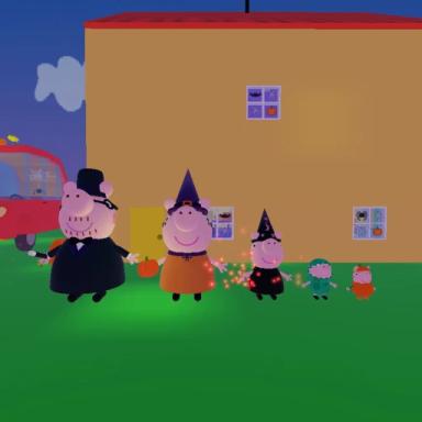 Thumbnail for Have Fun With The Family Pig [🎃Halloween!] Game