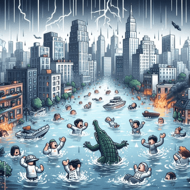Crawl-> Survive The Big Alligators icon