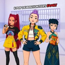 Thumbnail for 🎤KPOP DEMON HUNTERS PRISON RUN! (Obby) 💜 Game