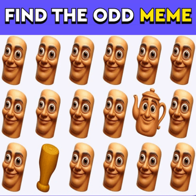 Thumbnail for 🔎 Find the ODD Brainrot Quiz! Game