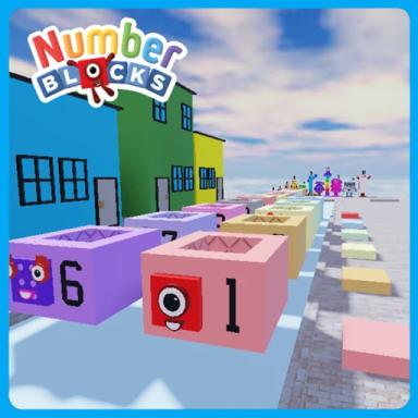 Thumbnail for Numberblocks slide down 100,000 feet! Game